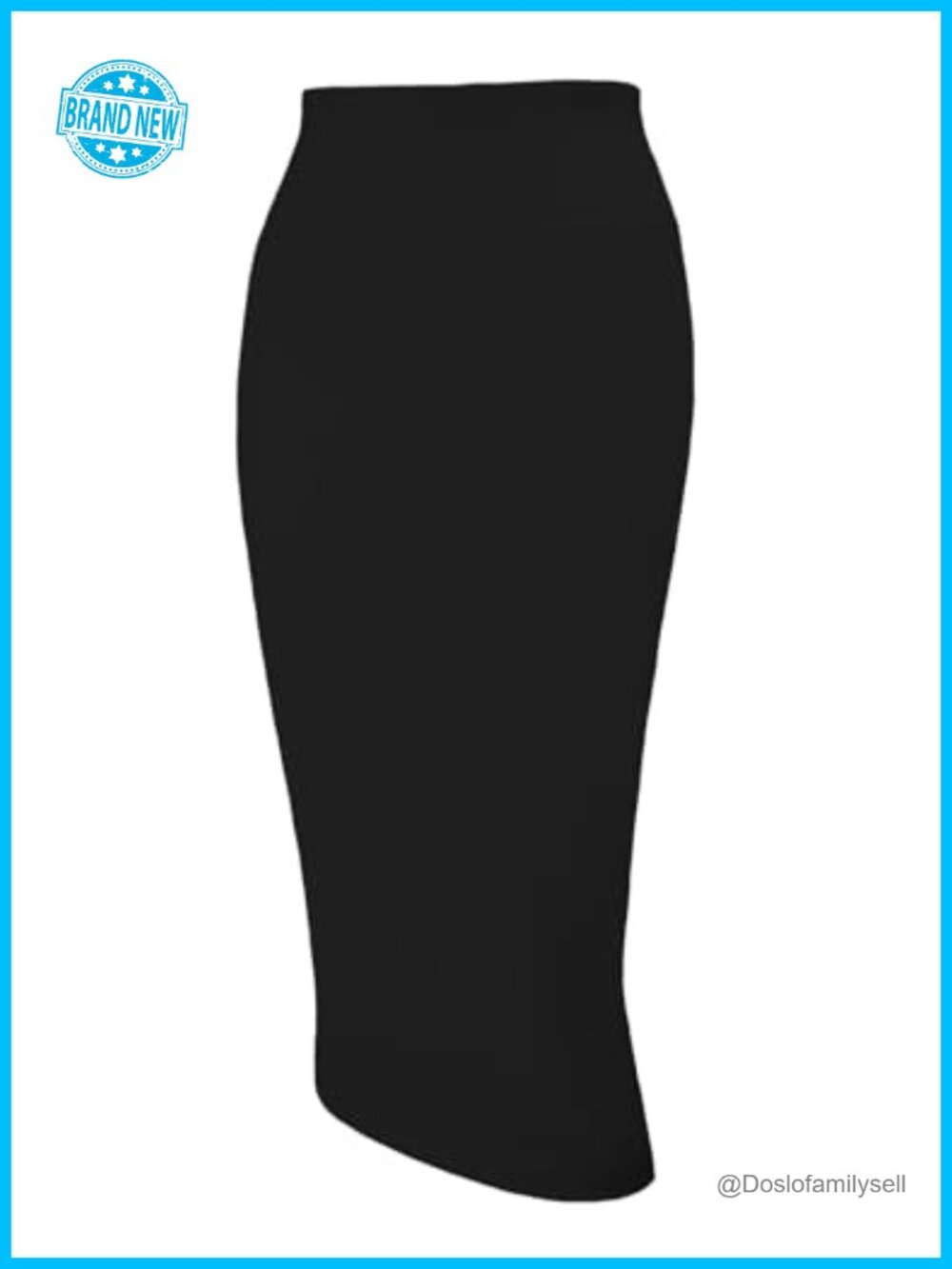 Tapata Women's High Waist Below Knee Pencil Skirt Stretch Bodycon